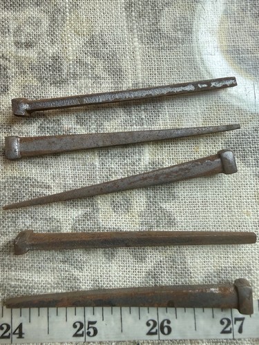 3in old iron square nails - 3in.,