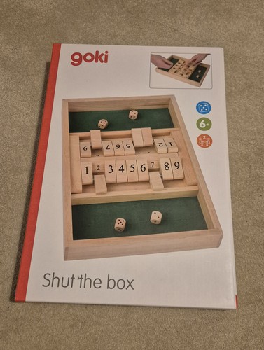 Shut the box wooden - wooden, game