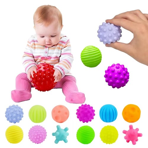 6pcs textured multi ball - textured,
