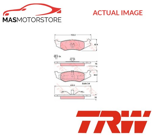 Brake pads set - set, braking