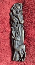 Vintage metal relief - metal,
