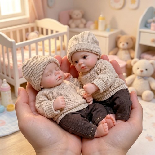Inch reborn twin baby - 6,