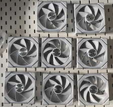 120mm Lian Li UNI FAN SL Wireless, White ARGB, 2x regular, 6x reverse, SL fans