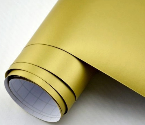 Matte gold self adhesive - matte, vinyl