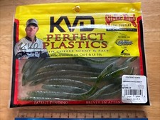Strike King KVD  Finesse Worm Watermelon  12 Pack Soft Plastics Fishing