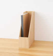 MUJI wooden stand file box for A4 width 9.2 x depth 27.5 x height 32 cm Japan