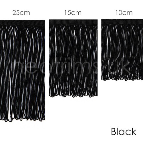 Silky loop fringe 10cm 15cm - 10cm,