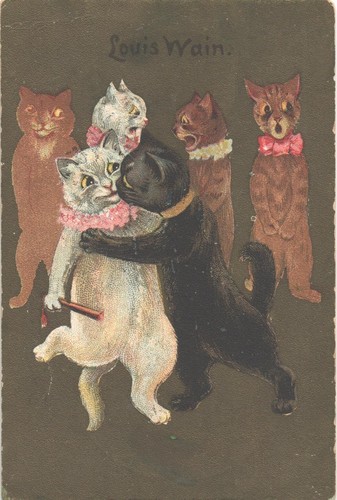 Louis wain cats - louis, mazawattee