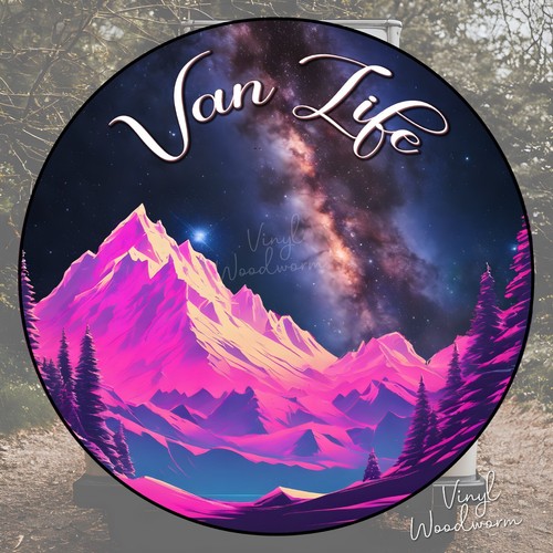 Van life sticker - van,