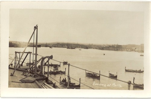 Hms malaya arriving at - "arriving,