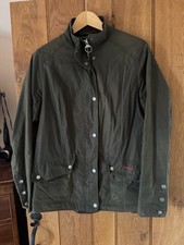 Barbour Ferndown Wax Waterproof Country Rain Lightweight Jacket Coat Size UK 16