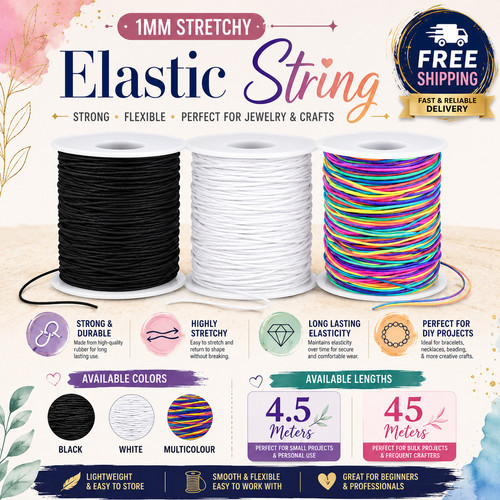 Strong elastic stretchy thread - strong,