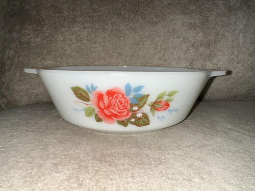 Vintage pyrex cottage rose - pyrex,