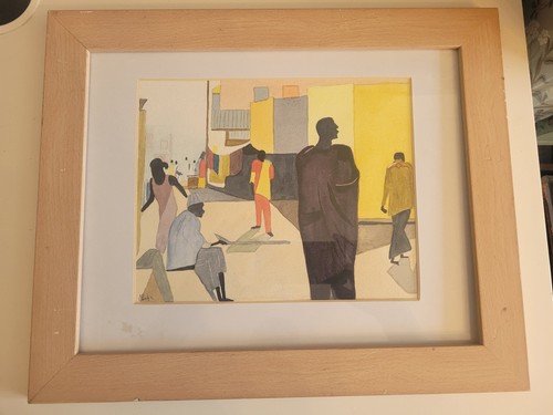 Signed watercolour after - watercolour,