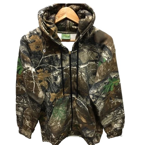 Men zip hoodie woodland
