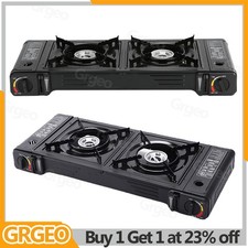 Portable Double Burner Gas