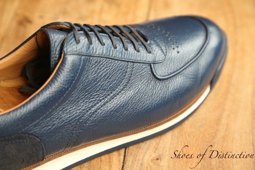 John lobb navy blue grain - john,