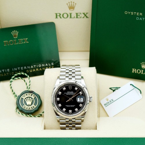 Rolex datejust 126234 black - rolex,