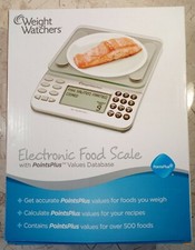 Weight Watchers Electronic Food Scale with Points Plus Values Database in Box 