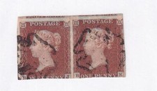 Victoria imperf pair of - gb,