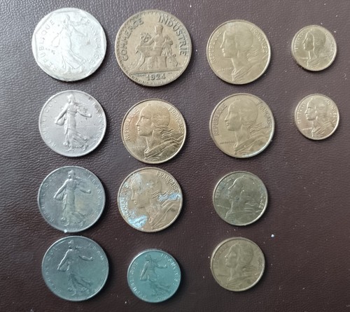 Job lot french - 14, francs