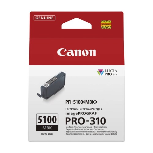 Original canon pfi 5100mbk - canon, pfi-5100mbk
