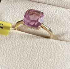 Gilt Sterling Silver & Kunzite