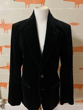 Zara black mens velvet jacket