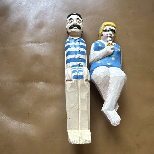Vintage hand carved wooden - vintage,