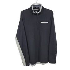 Men's Black Quarter Zip