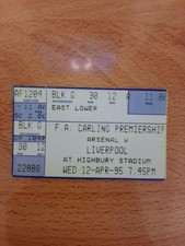 used football ticket
