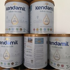 5x EMPTY Kendamil Tubs Tins
