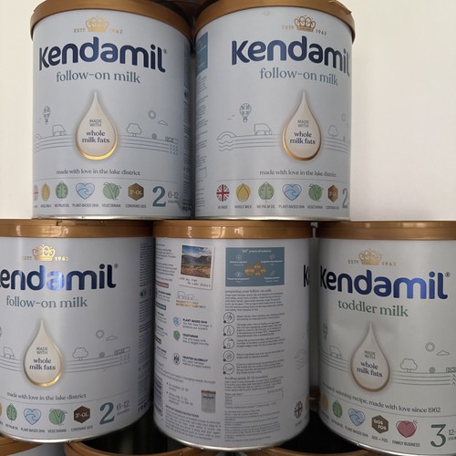 Empty kendamil tubs tins - empty,