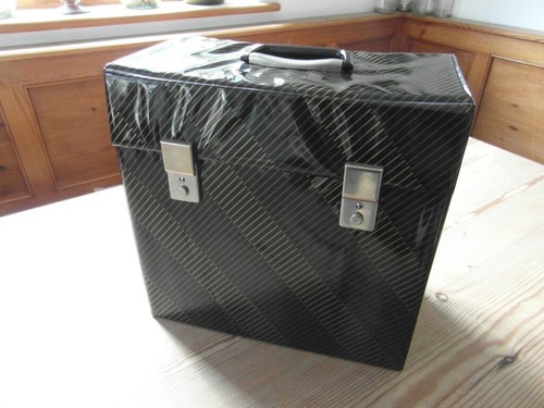 Vintage vinyl record storage - vintage,