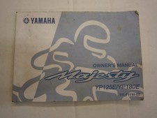 YAMAHA YP125 MAJESTY OWNERS   MANUAL GENUINE YAMAHA HANDBOOK
