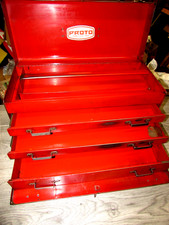 BEACH INDUSTRIES ONTARIO. STEEL 3 DRAW TOOL CABINET, LIFT OUT TRAY, EX RACE TEAM