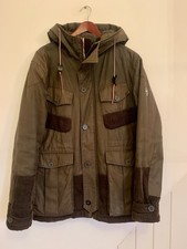 Puffa Original Mens Brown Parka Style Hooded Jacket. Very rare. XL.