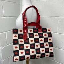 Lulu Guinness Waitrose/John Lewis Latest Design Lip Chess Tote Ltd Edition PC