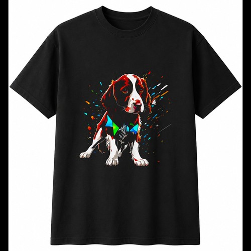 Colourful welsh springer - colourful,