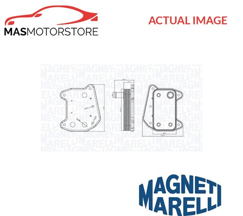 Engine oil cooler magneti - cooler,