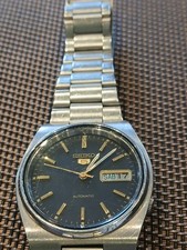 Vintage Seiko 5 Automatic Original Japan Day/Date Watch 7009-3130