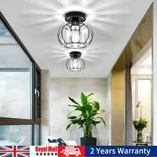 Glass Crystal LED Ceiling Light Hallway Chic Chandelier Living Room Pendant Lamp