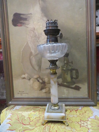 Old small oil - oil, on