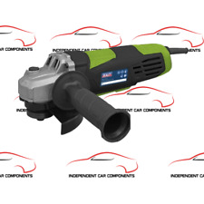 SEALEY 115mm 4.5in. ANGLE GRINDER 750W, 240v - SG115EHV green