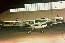 Vintage Photo Cessna C-152 Aviation Two Seater American Plane Spotting Travel
