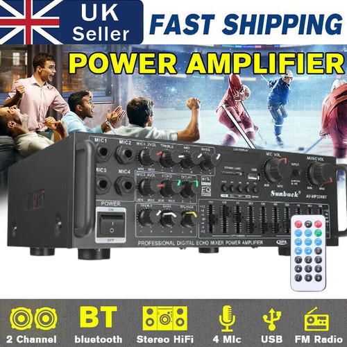 2kw bluetooth stereo amplifier - 2kw,