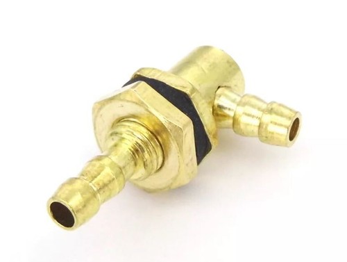 Fuel tank nipple - outlet, brass