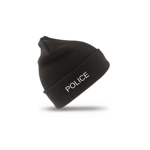 Police embroidered beanie - ,