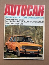 FIAT 128 AUTOCAR MAGAZINE