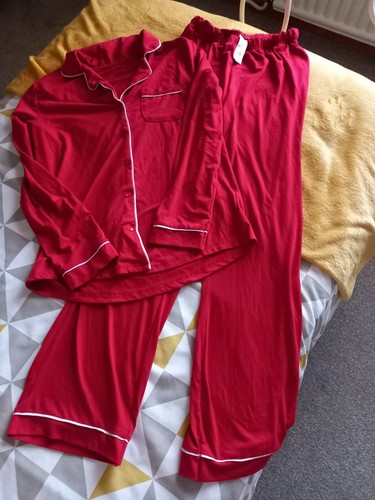 Primark size red pyjamas - size,